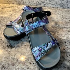 Alegria Colorful Strappy Sandals